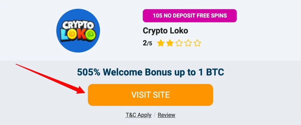 Crypto Loko No Deposit Bonus